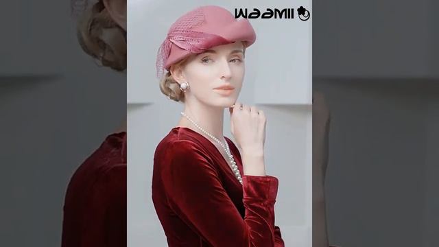 Bristish Style Wool Pillbox Hat Fascinator Derby Church Hat | WAAMII смотреть онлайн