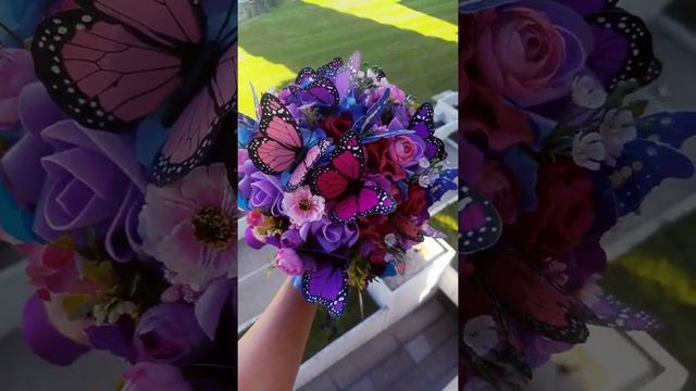 Buchet mare cu fluturi multicolori смотреть онлайн