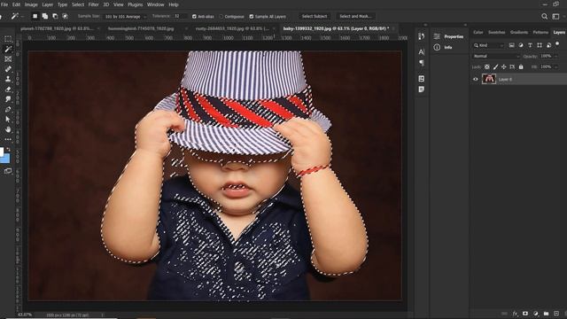 How to make selection with Magic Wand in Photoshop in Urdu | How to use Magic Wand in Photoshop смотреть онлайн