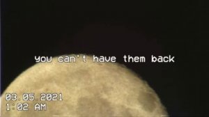 teen suicide - no, the moon // lyrics