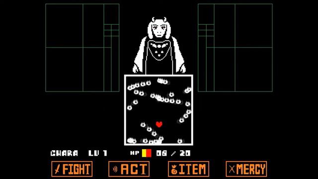 Undertale toriel fight 60 FPS смотреть онлайн