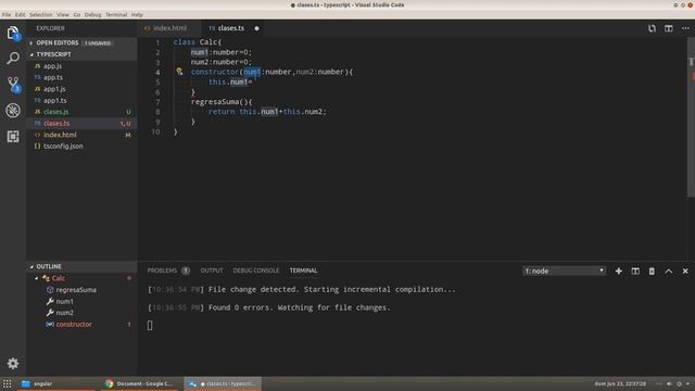 Angular?[05.-Programación Orientada a Objetos en typescript⌨️] смотреть онлайн