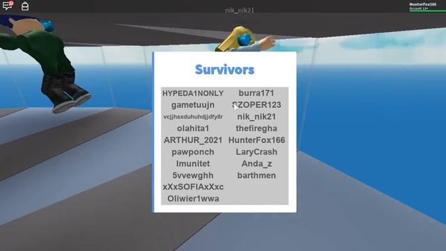 я играю в Выживание В Результате Стихийных Бедствий в роблоксе . смотреть онлайн