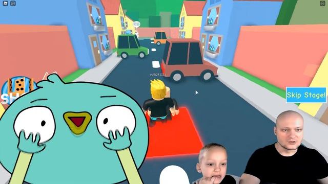 УБЕГАЕМ из ПОПЫ СМЕШНОЙ ПОБЕГ из ТУАЛЕТА от ОББИ Роблокс Roblox смотреть онлайн