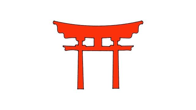 Символ Японии — ворота тории смотреть онлайн