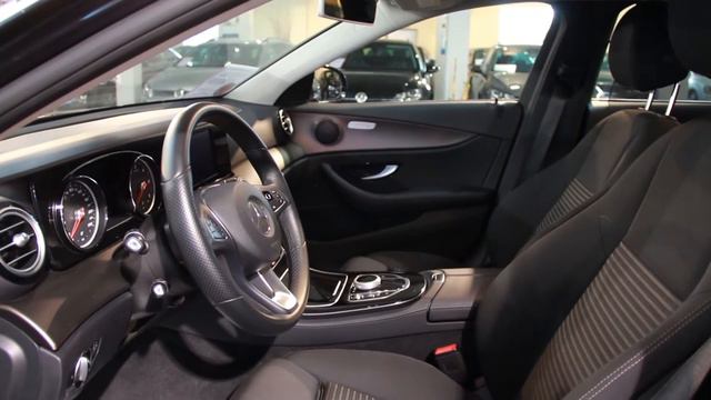 Video Mercedes E220d Automatik W213 9G Obsidianschwarz