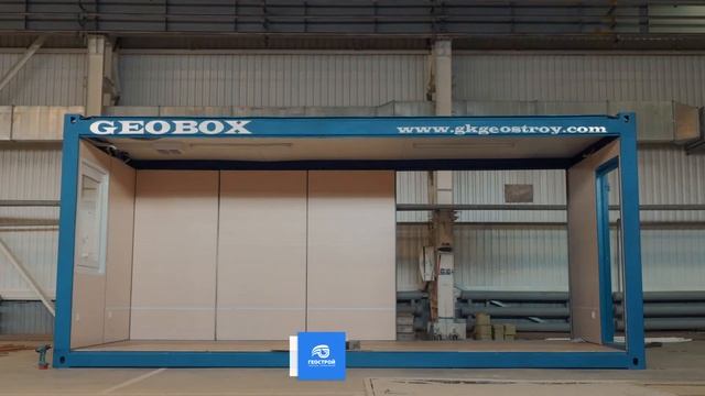 Монтаж блок-контейнера "Geobox" смотреть онлайн