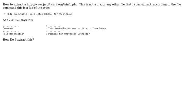 Ubuntu: How to extract a Inno Setup Installer? смотреть онлайн