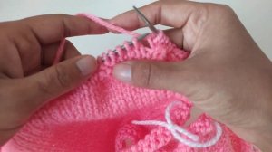 #вязание#вязание спицами Детская кофточка спицами. реглан сверху. часть 3