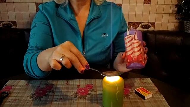 ДЕКУПАЖ новогодней свечки. смотреть онлайн
