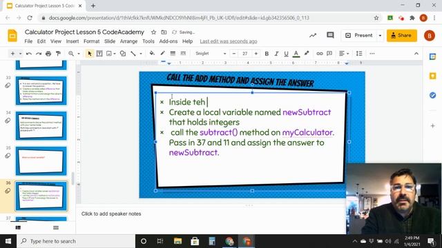 Java Calculator pt. 3 Subtract Method смотреть онлайн