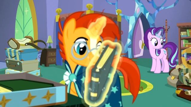 Sunburst, Starlight and Twilight play ''Dragon Pit'' - MLP: Friendship Is Magic [Season 7] смотреть онлайн