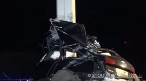 Audi rs6 autoban 300 km/h crash