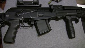 Охотничий нарезной карабин сайга 5,45х39 мм.mp4