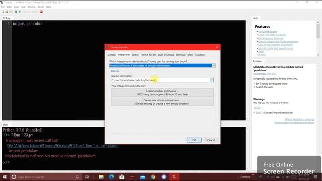 Set Anaconda as Thonny Interpreter - 2020 || Amit Stredz смотреть онлайн