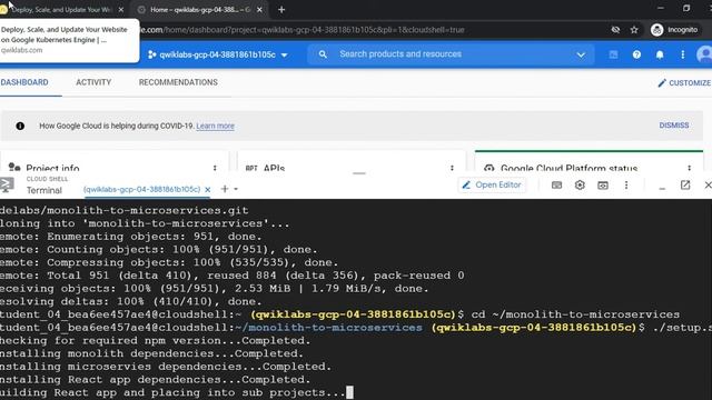 Deploy, Scale, and Update Your Website on Google Kubernetes Engine | GSP663 смотреть онлайн