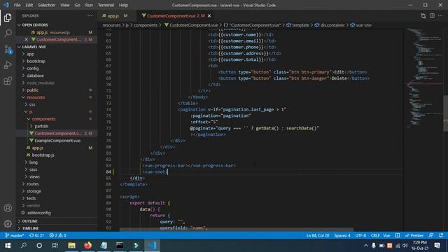 10. vform and snotify use | Laravel Vue js Notification смотреть онлайн