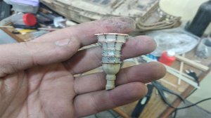 № 67 Сборка модели корабля черная жемчужина. Изготавления кормовых фанарей.