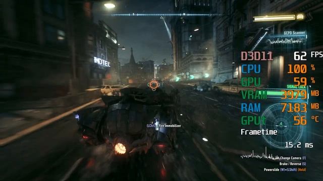 GeForce GTX 1660 -- Intel Core i5-3470 -- Batman Arkham Knight FPS Test смотреть онлайн