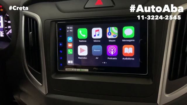 HYUNDAI CRETA PCD INSTALADO PIONEER com CARPLAY ANDROID AUTO Rodas de Liga Leds e Drl com Setas TOP смотреть онлайн