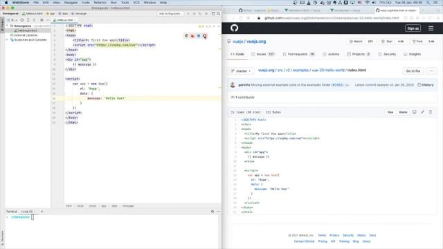 Quick start with Vue.js смотреть онлайн