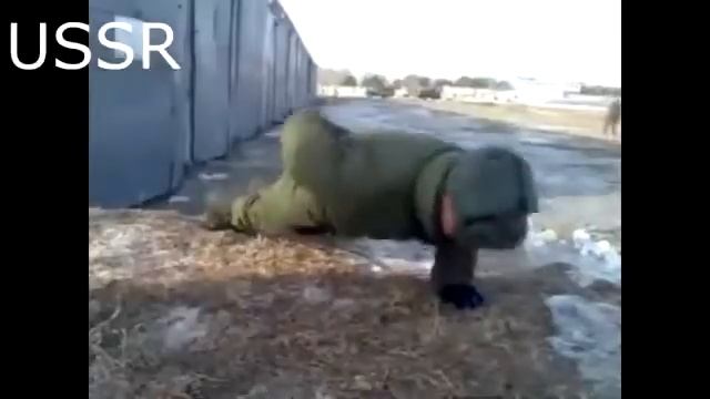 Как отжимаются Русские и США смотреть онлайн