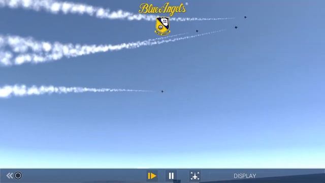 Blue Angels Aerobatic Flight Simulator Delta Pitch up смотреть онлайн