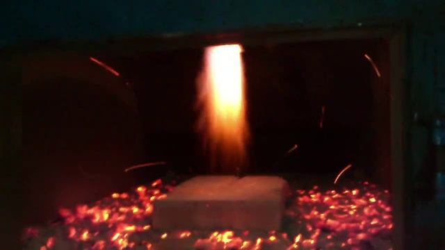 Начало процесса пиролиза на дровах смотреть онлайн