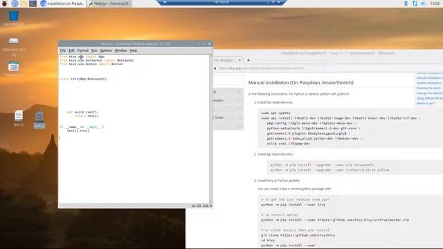 Python,Kivy erstes Programm in weniger als 5 min auf dem Raspberry Pi 4 смотреть онлайн