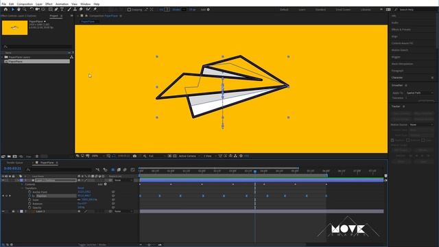 Paper Plane Logo Animation in After Effects Tutorial | Simple Logo Animation | S01 E05 смотреть онлайн