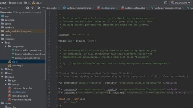 Laravel Vue js CRUD Part 3 Vue.js Data Edit - Laravel Vue Js Tutorial Part 6 - Coding Xpress смотреть онлайн