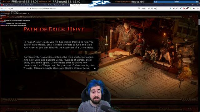 Excited for PATH of EXILE: HEIST! - New league reaction and thoughts смотреть онлайн