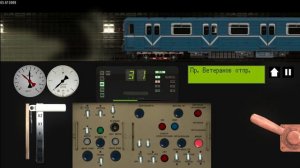 Парад поездов метро Санкт-Петербурга в игре Симулятор ленинградского метрополитена 2д