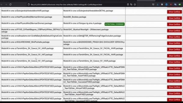 A CONFLICT DETECTOR that ACTUALLY WORKS??? | Sims 4 Better Exceptions update