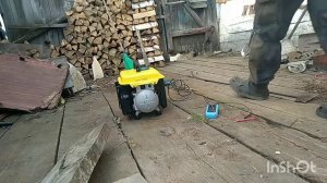 Обзор  бензогенератора champion GG951DC!!!