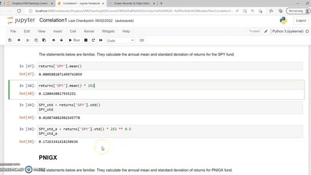 Correlation in Python смотреть онлайн