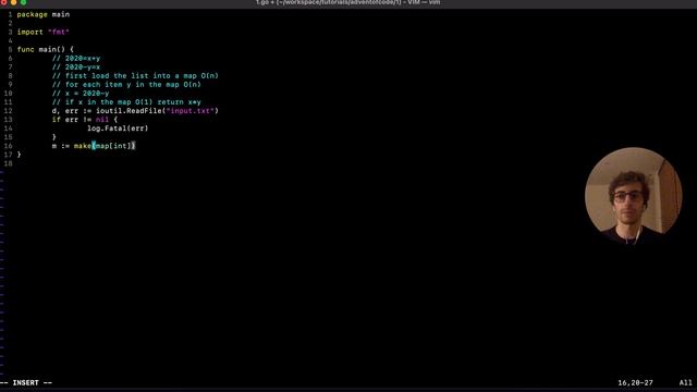 Advent Of Code 2020 - Go (Golang) - Day 1 - Two Sum Problem смотреть онлайн