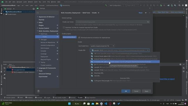 HATA ÇÖZÜMÜ "Unsupported Java. Your build is currently configured to use Java 19.0.2 and Gradle 7.5 смотреть онлайн