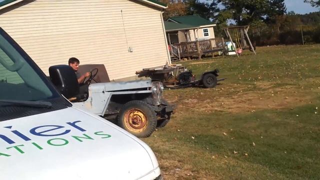 1947 willys jeep test drive смотреть онлайн