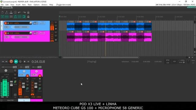 POD X3 LIVE vs MICROPHONE 58 смотреть онлайн