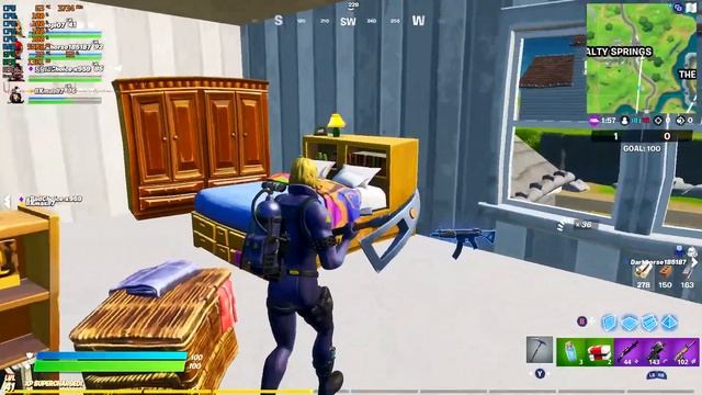 Fortnite C2S3 on Core i5-680 3.6GHz GTX 1050ti 720/1080p Low смотреть онлайн