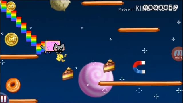 Игра про нян кэта Nyan cat lost in space смотреть онлайн