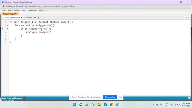 Before trigger in Hindi || Salesforce trigger || Before Trigger in Hindi Easy Way смотреть онлайн