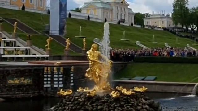 Петергоф 22.05.21 Запуск фонтанов смотреть онлайн