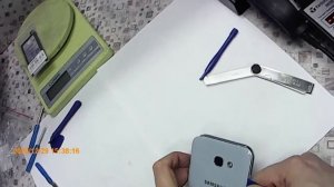 Замена  аккумулятора  Samsung Galaxy A5 2017 SM-A520F EB-BA520ABE  LB1J213PS