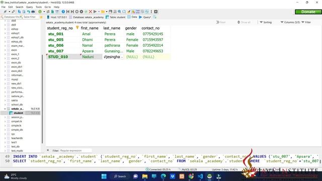 Question Set 06 | Database Management System | Java Institute смотреть онлайн