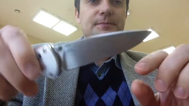 Определение характеристик Benchmade Barrage 581. (химсостав, твердость, микроскопия РК). смотреть онлайн