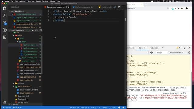 Angular 6/7 Firebase Authentication with Material Design смотреть онлайн