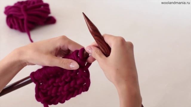 Как вязать вытянутые петли! Вязание на спицах — Урок №9 смотреть онлайн