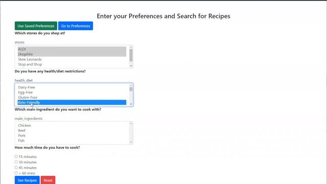 Flask/MongoDB webapp: Cook What's on Sale смотреть онлайн